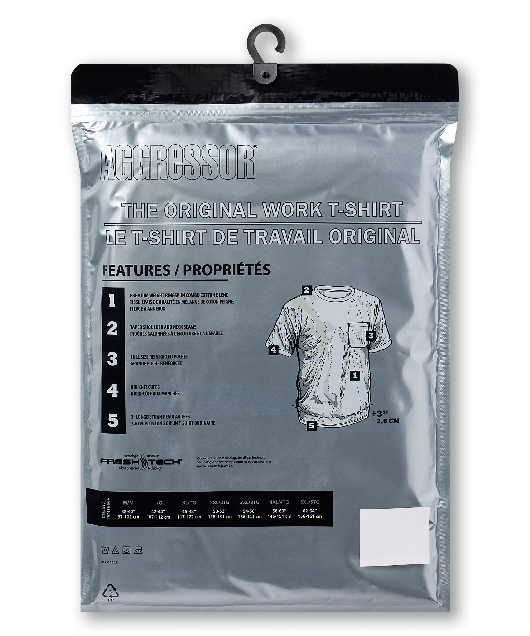Aggressor Men's FreshTech Work T-Shirt