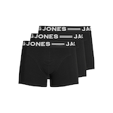 Caleçon boxeur extensible pour hommes, Jack & Jones, paquet de 3 Front_Flat