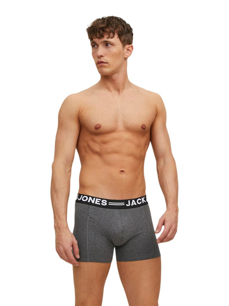 Caleçon boxeur extensible pour hommes, Jack & Jones, paquet de 3