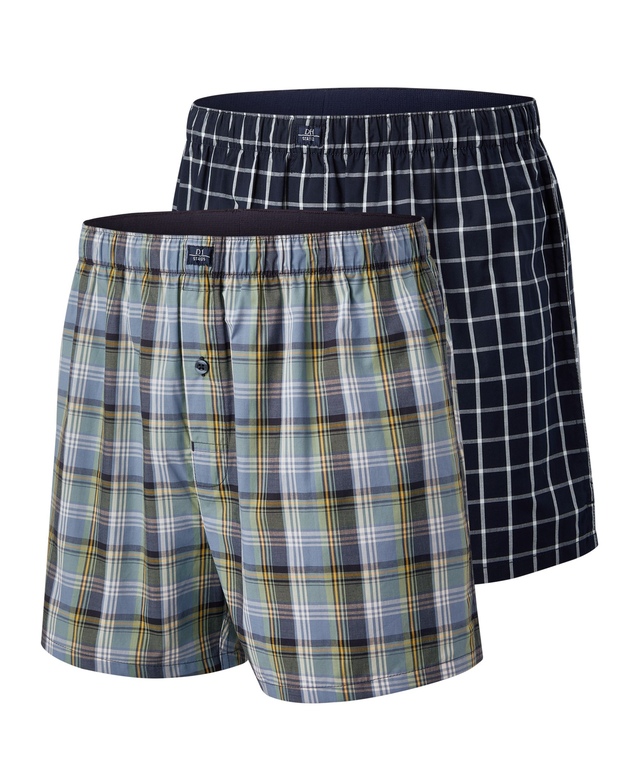 Denver Hayes Men's 2Pk Status Woven Boxers