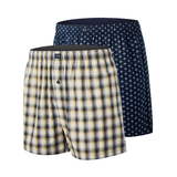 Denver Hayes Men's 2Pk Status Woven Boxers Front_Angled_Left