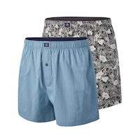 Denver Hayes Men's 2 Pack Woven Boxers