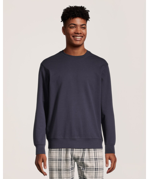 Haut de détente en bouclette et à col ras du cou pour hommes, Denver Hayes