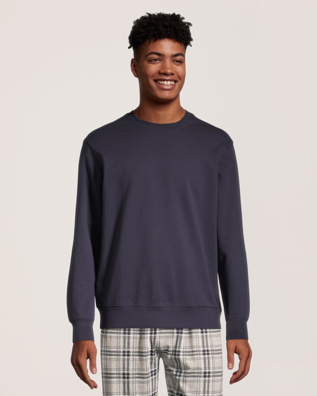 Denver Hayes Men's French Terry Crewneck Lounge Top