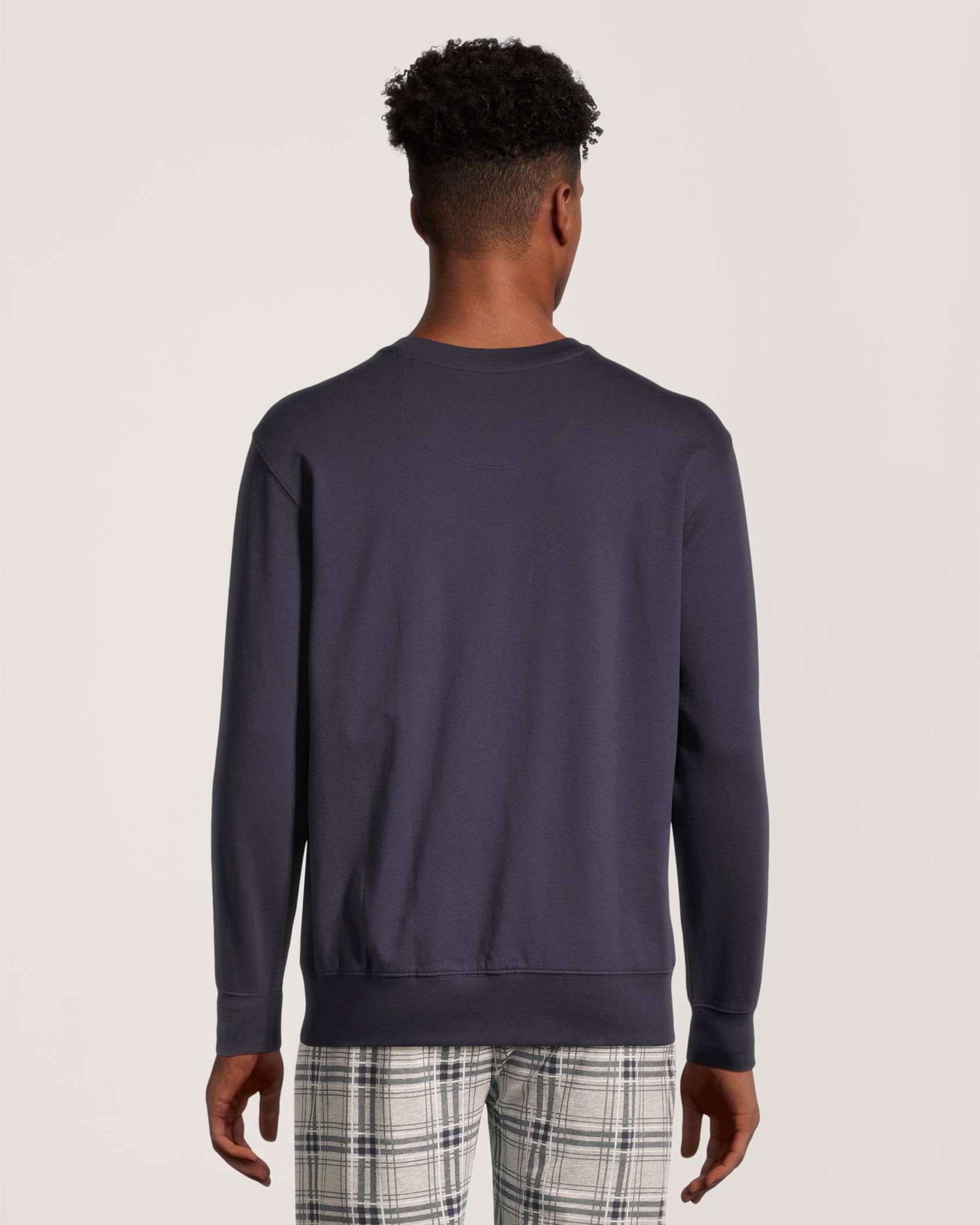 Haut de détente en bouclette et à col ras du cou pour hommes, Denver Hayes