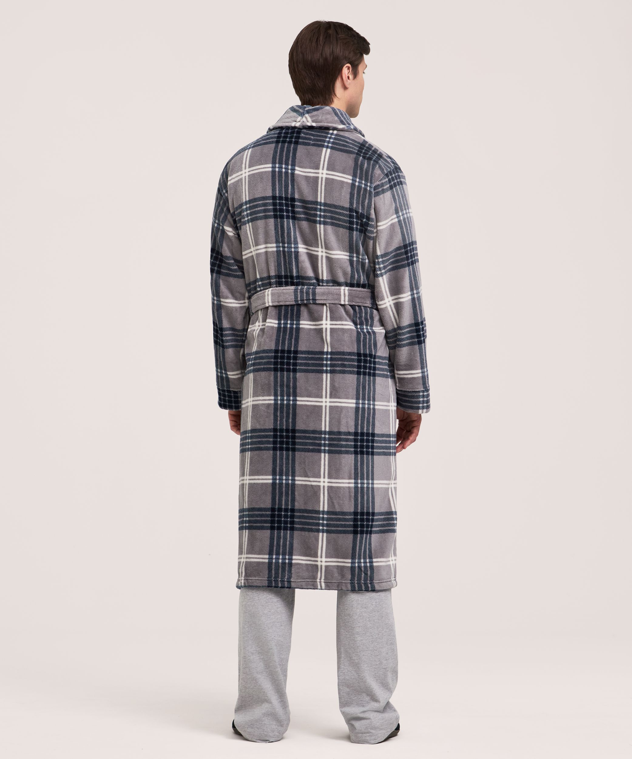 Peignoir en molleton douillet pour hommes, Denver Hayes