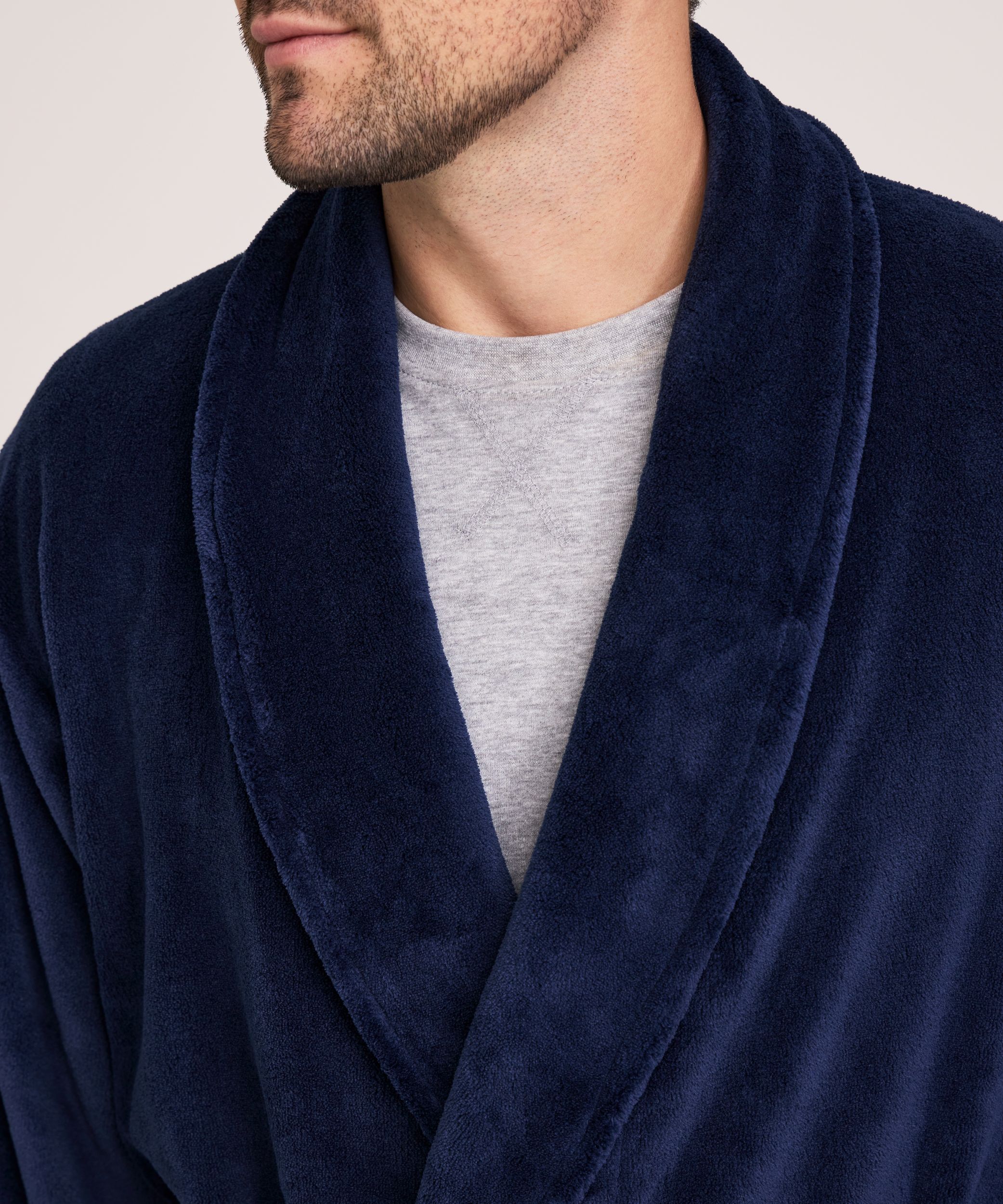 Denver Hayes Men's Cozy Fleece Robe