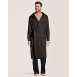 Peignoir en molleton à capuche pour hommes, Denver Hayes Front_Flat