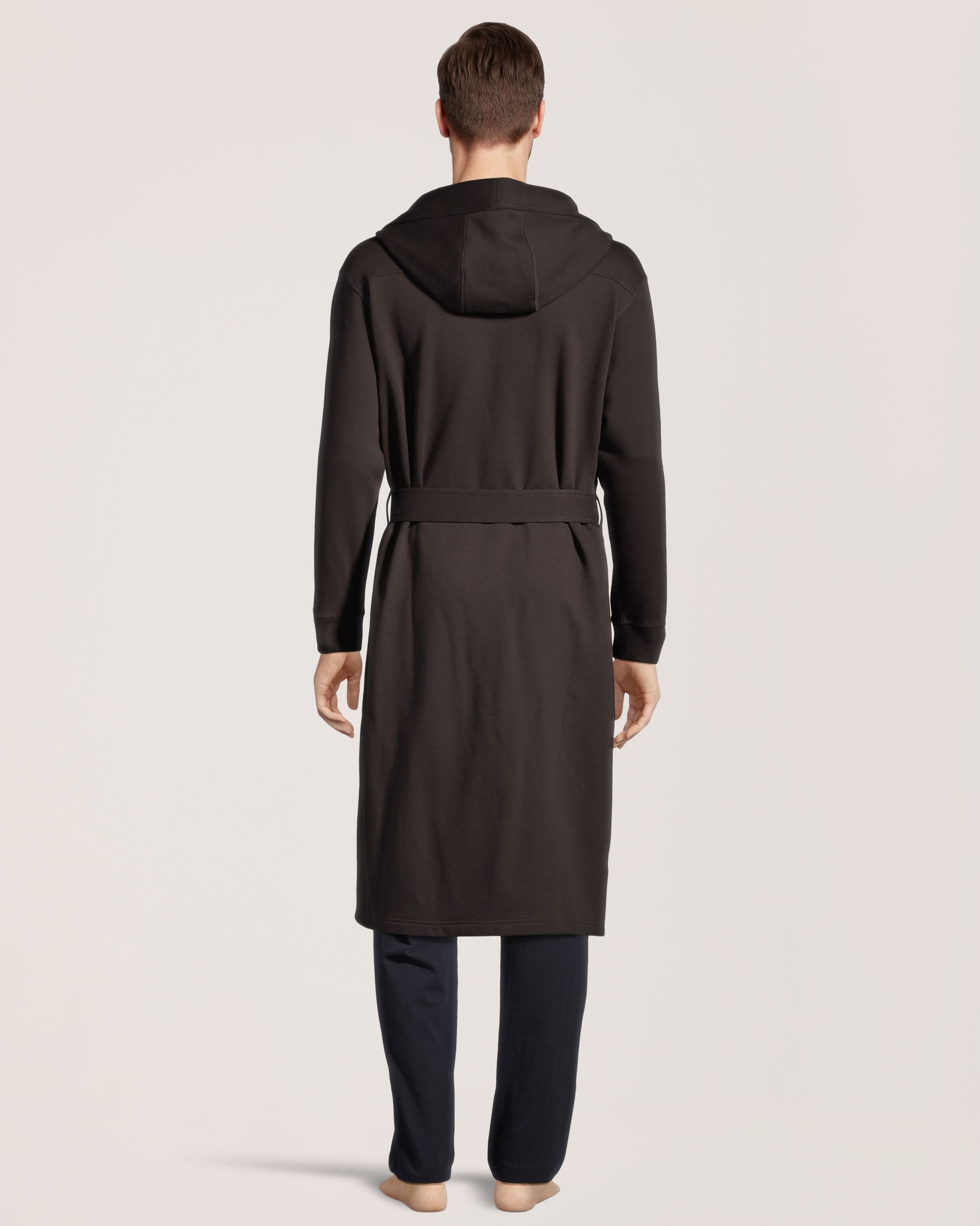 Peignoir en molleton à capuche pour hommes, Denver Hayes