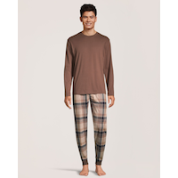 WindRiver Men's Fleece Lounge Set Front_Flat