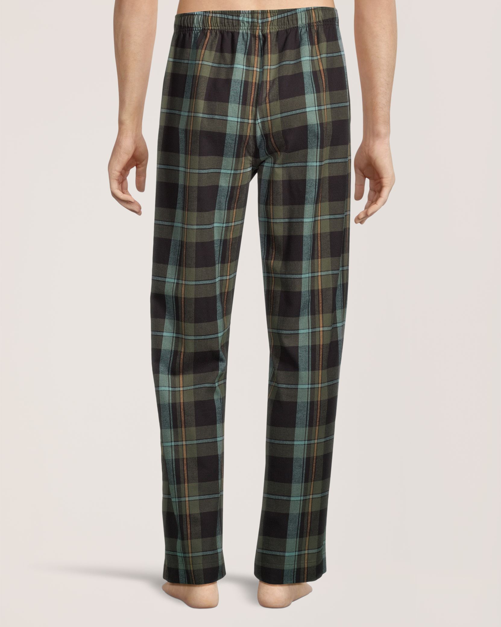 Pantalon de détente en flanelle à carreaux pour hommes, WindRiver