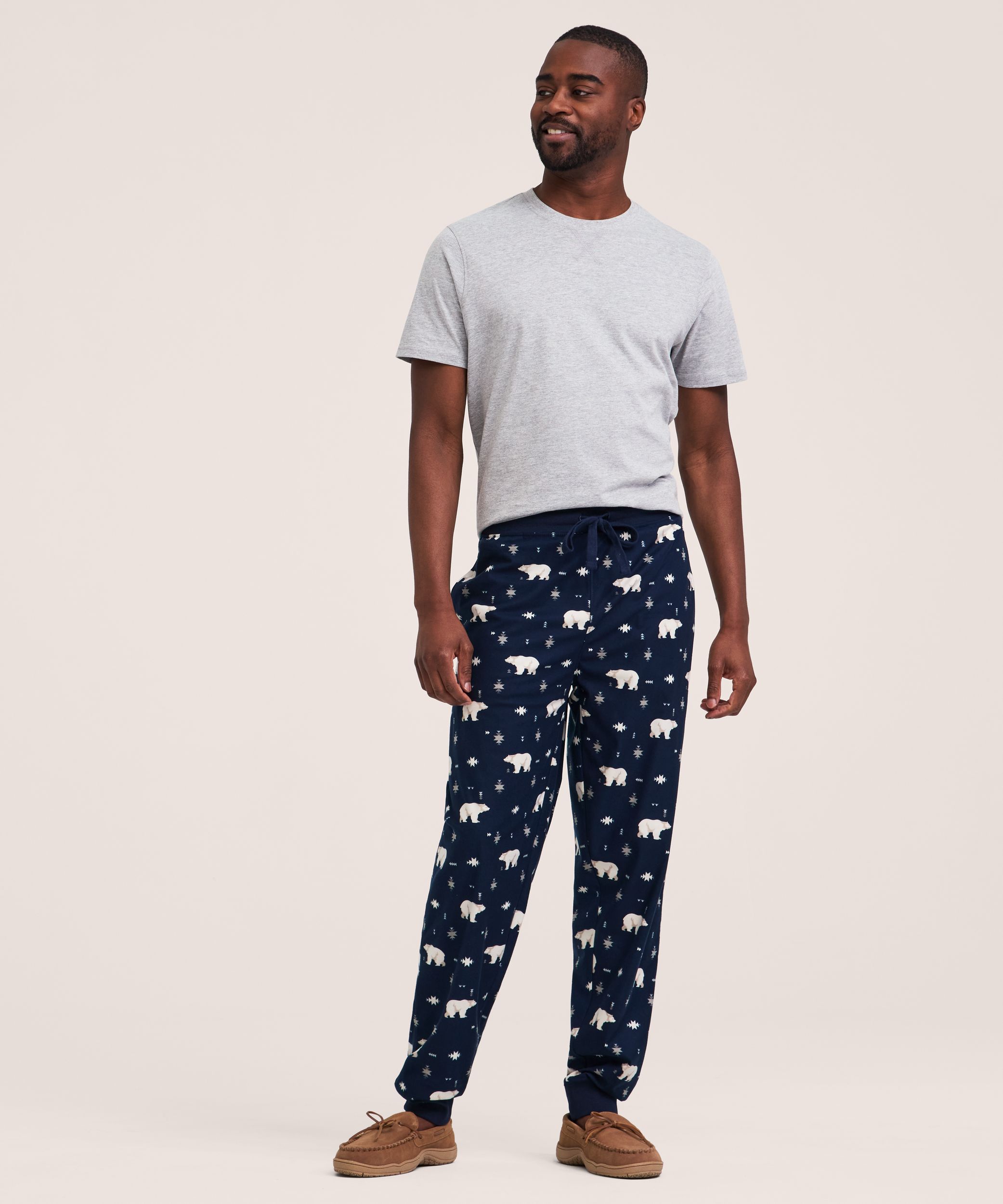 Pantalon de détente en molleton imprimé pour hommes, WindRiver