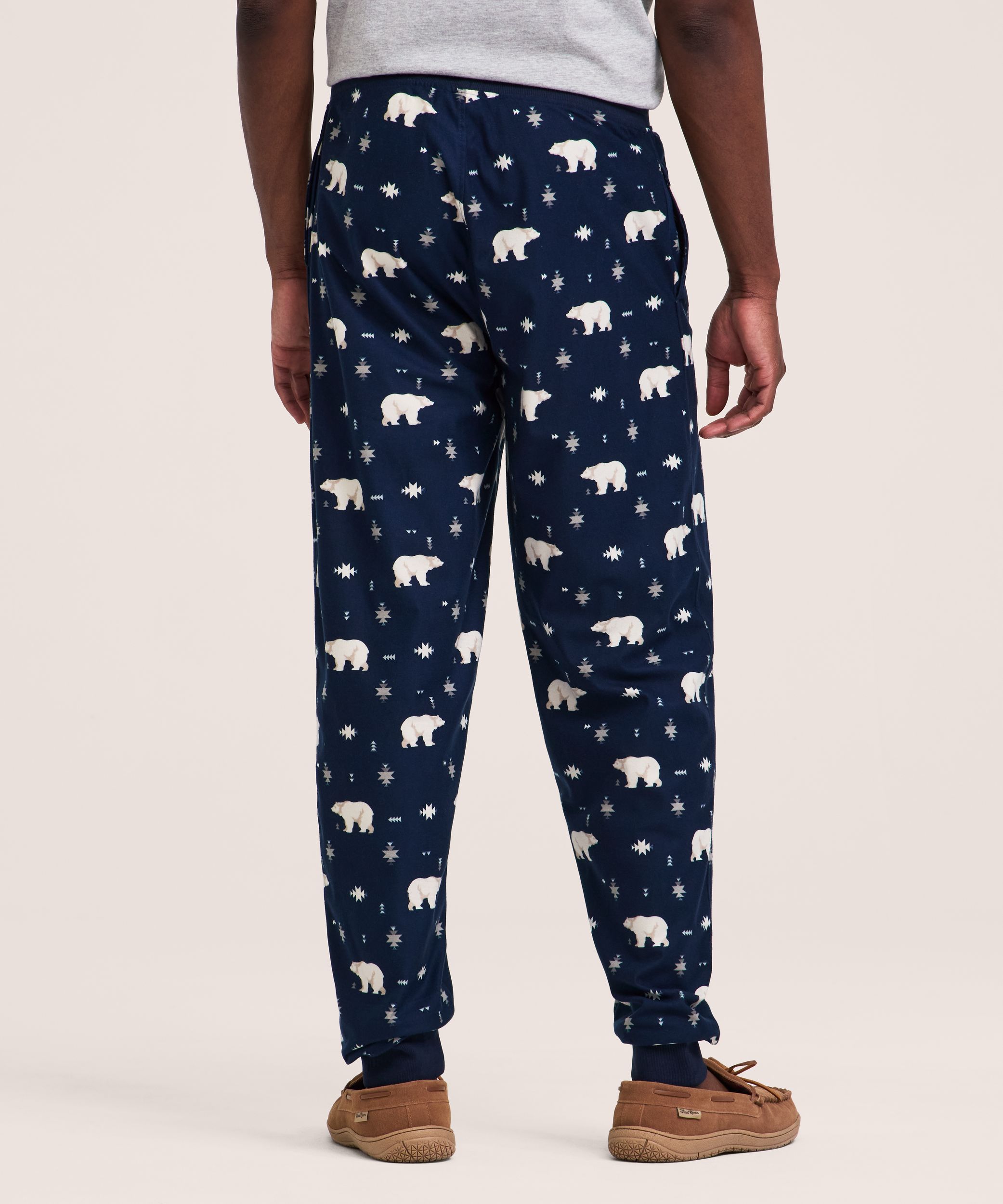 Pantalon de détente en molleton imprimé pour hommes, WindRiver