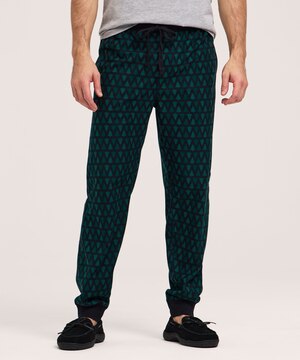 WindRiver Men's Printed Fleece Lounge Pants
