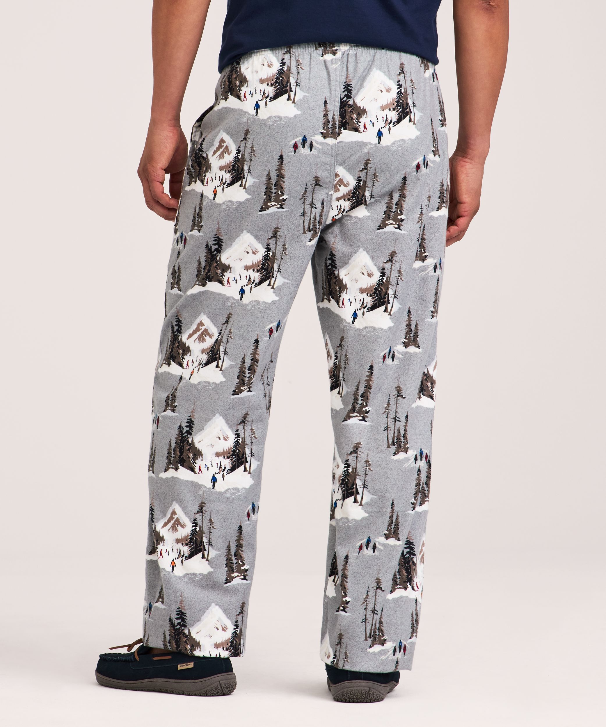 Pantalon de détente en flanelle imprimé pour hommes, WindRiver