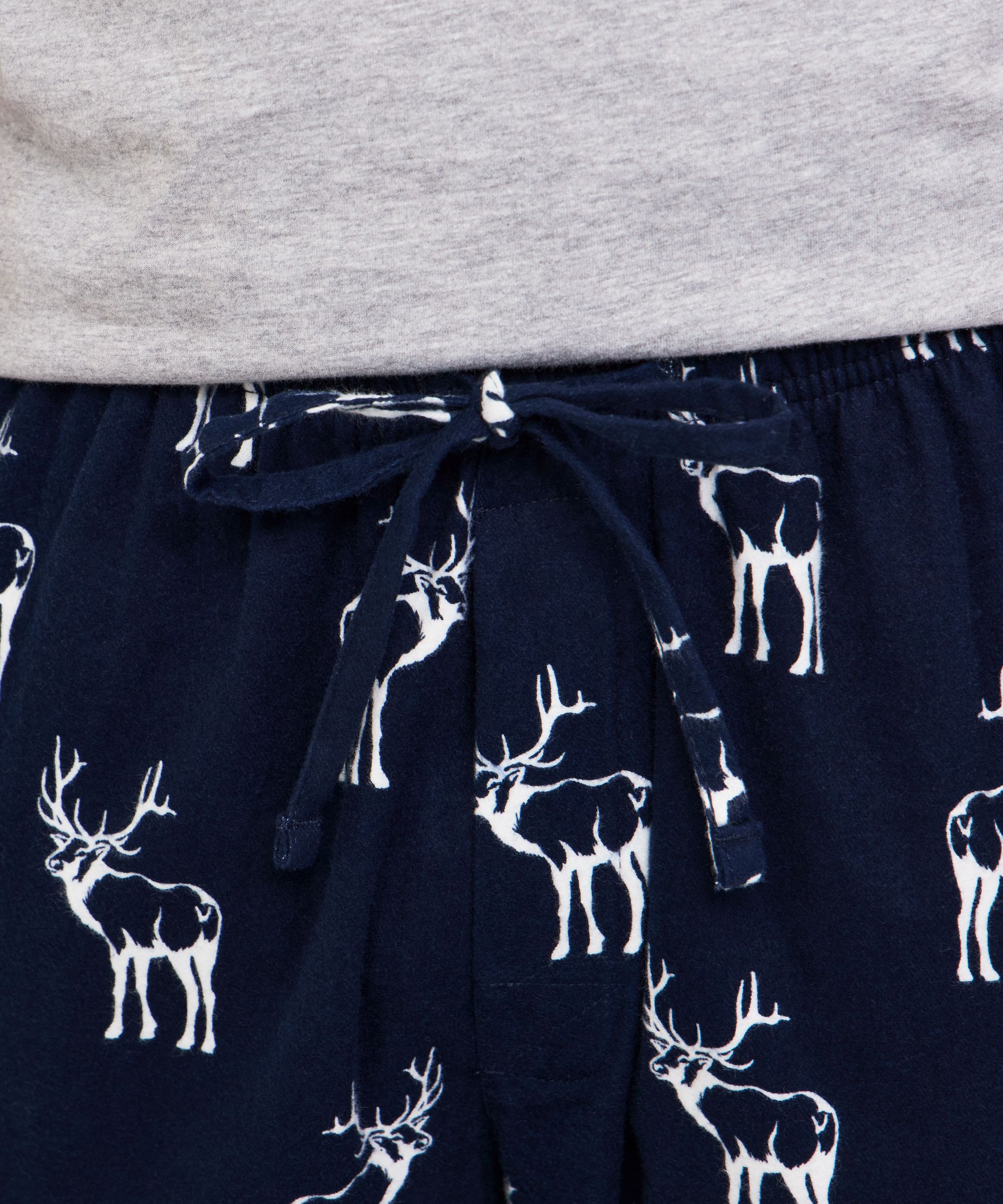 Pantalon de détente en flanelle imprimé pour hommes, WindRiver CloseUp