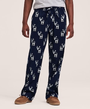 Pantalon de détente en flanelle imprimé pour hommes, WindRiver