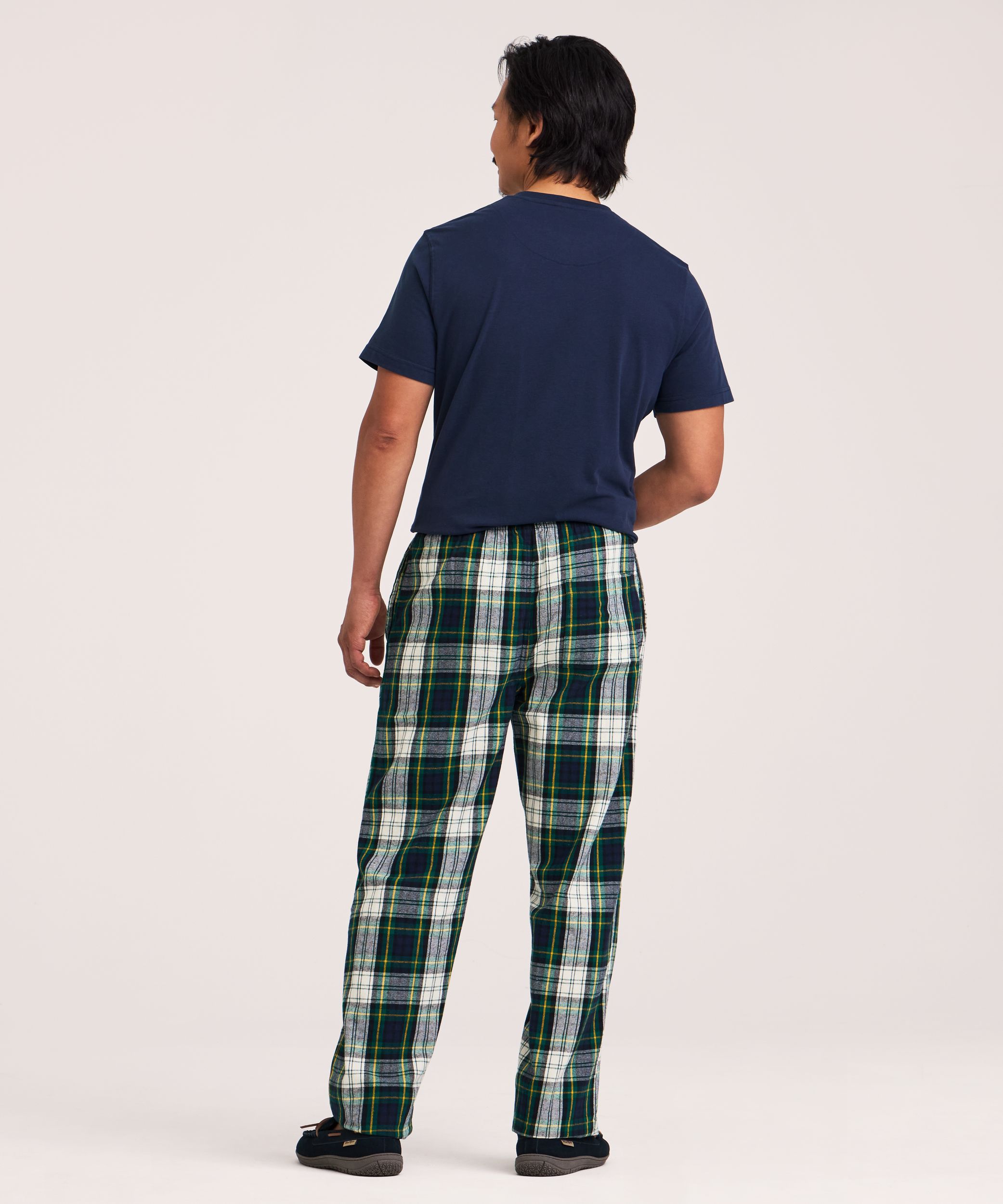 WindRiver Men's Flannel Plaid Pajama Set