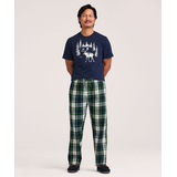 Ensemble de pyjama en flanelle à carreaux pour hommes, WindRiver Front_Flat