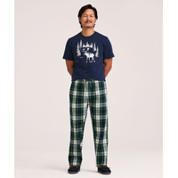 Ensemble de pyjama en flanelle à carreaux pour hommes, WindRiver Front_Flat