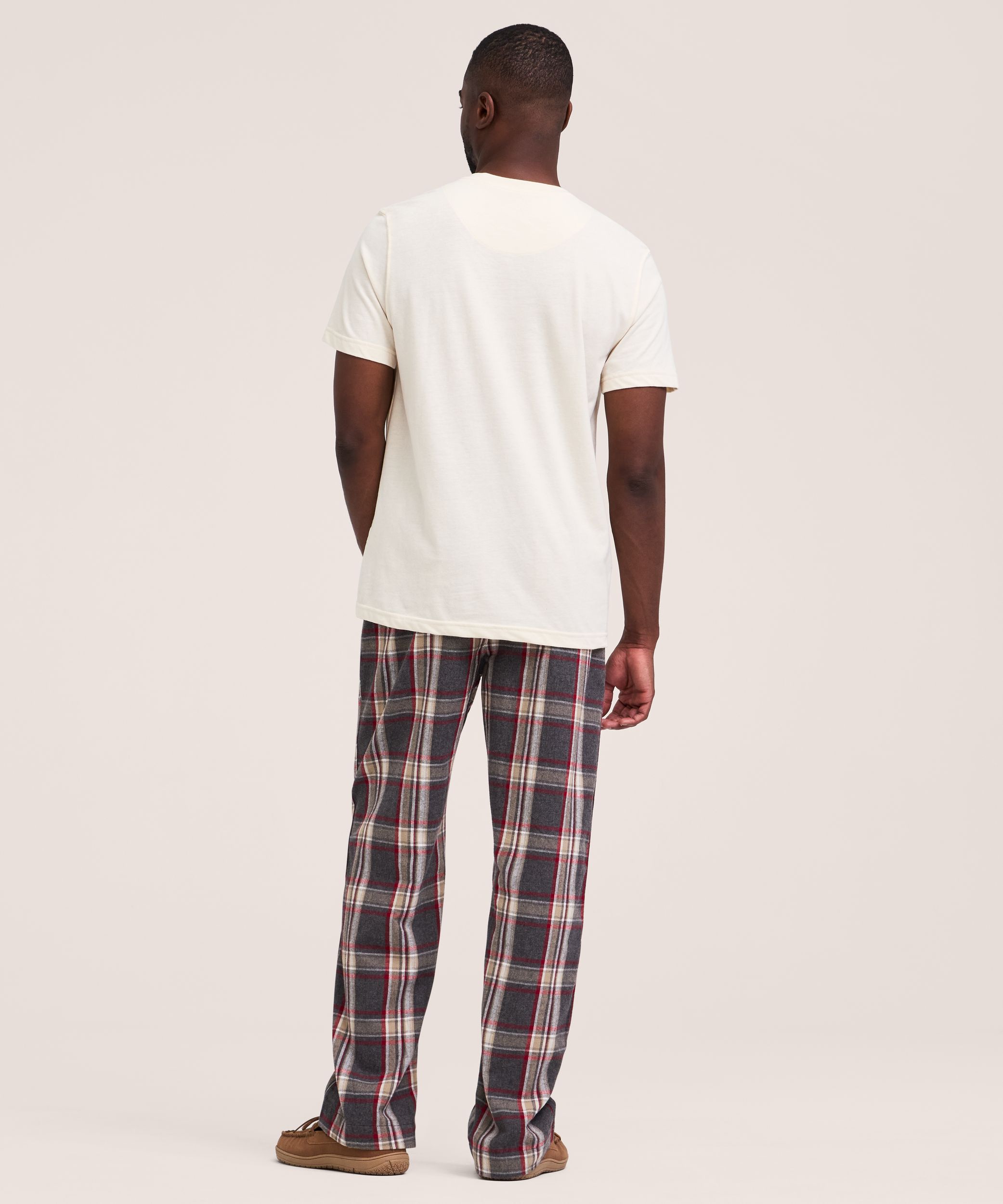 Ensemble de pyjama en flanelle à carreaux pour hommes, WindRiver