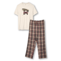 Ensemble de pyjama en flanelle à carreaux pour hommes, WindRiver