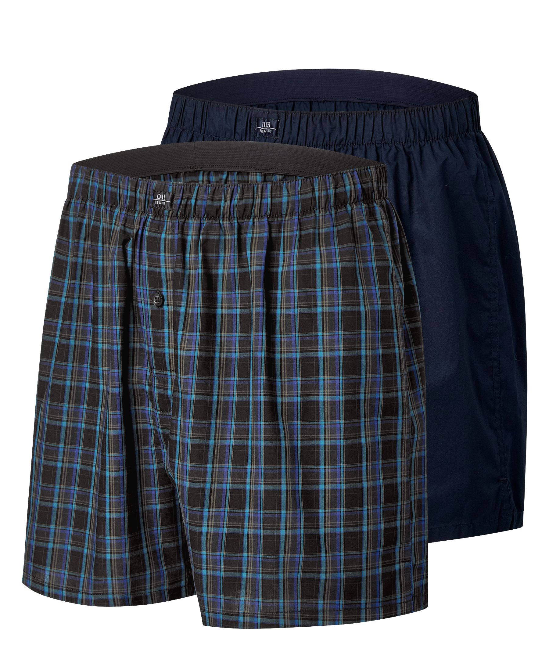 Denver Hayes Men's 2 Pk Woven Boxers