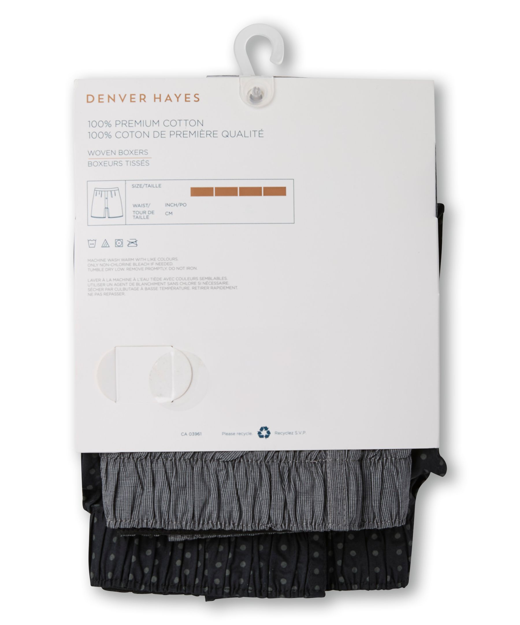 Denver Hayes Men's 2 Pk Woven Boxers