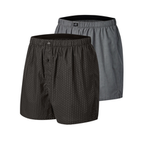 Denver Hayes Men's 2 Pk Woven Boxers