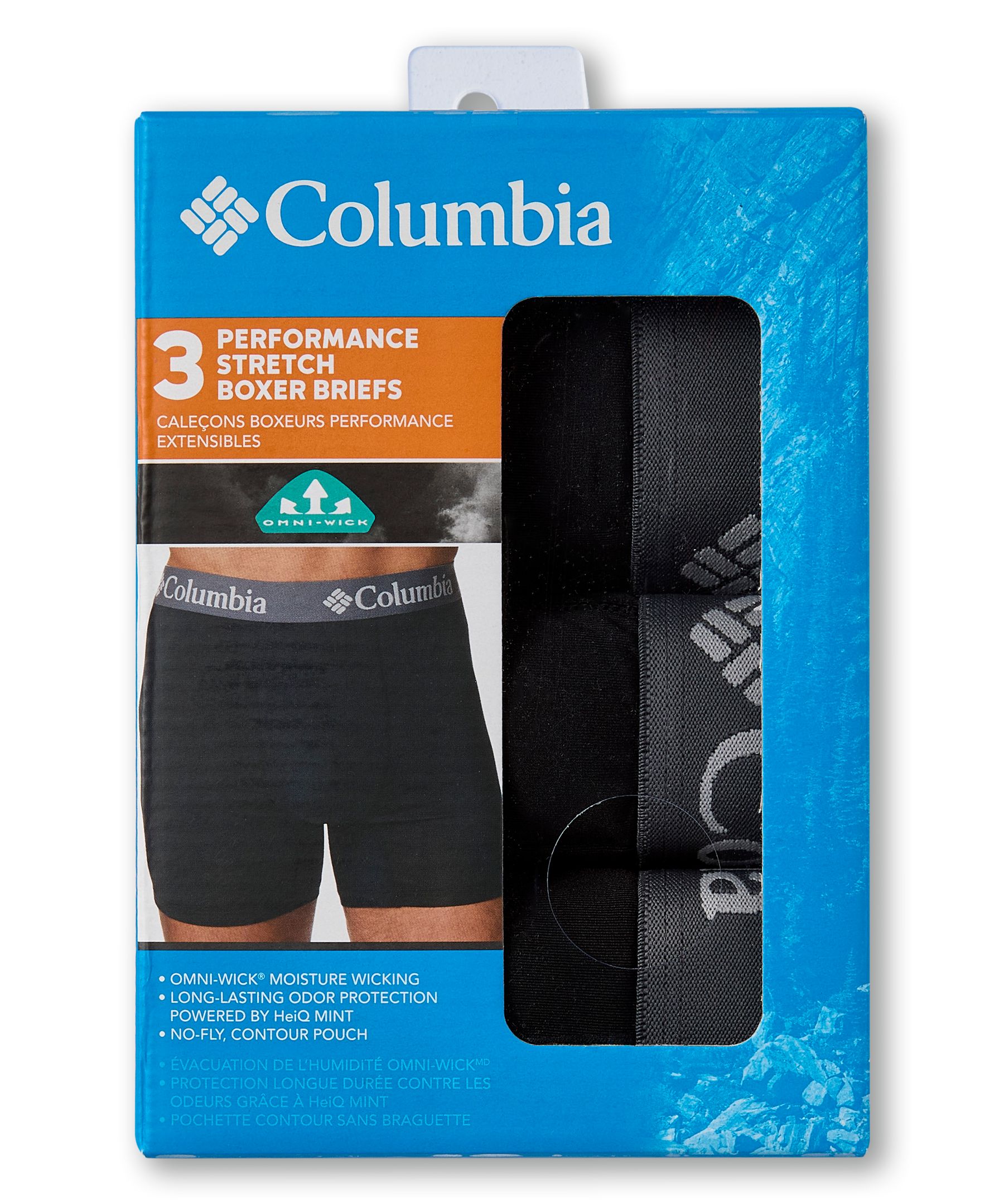 Columbia Men's Performance Stretch Boxers