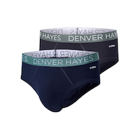 Denver Hayes Men's 2 pk Fashion driWear Sport Briefs Front_Angled_Left