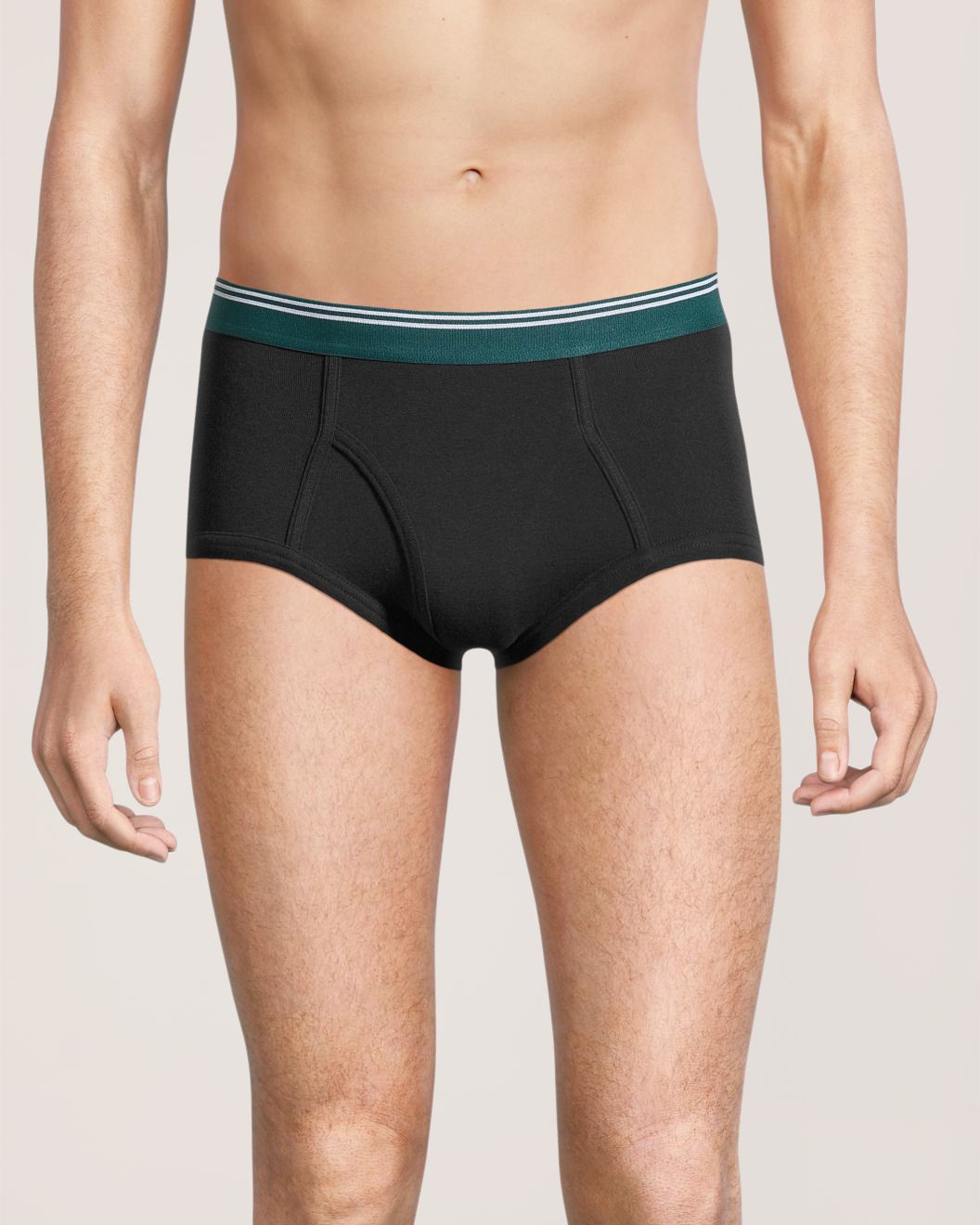 Denver Hayes Men's 3 pk Elastic Basic Briefs