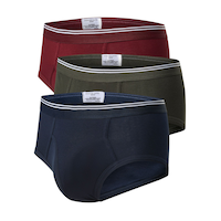 Caleçon de base de couleur unie pour hommes, Denver Hayes, paquet de 3 Front_Angled_Left