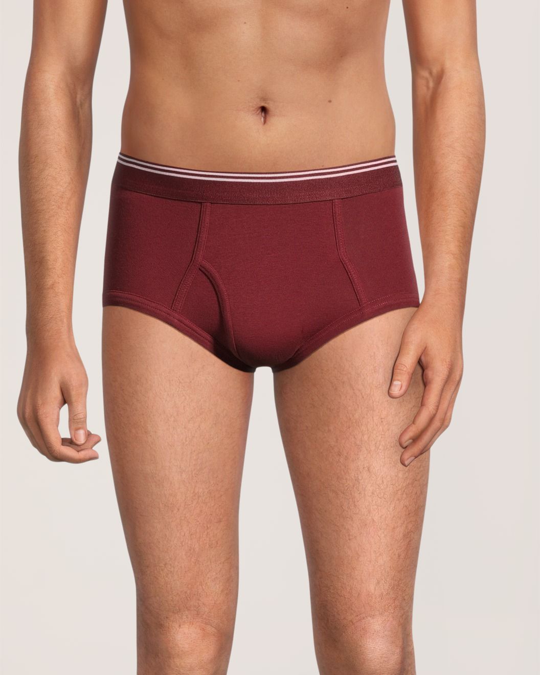Denver Hayes Men's 3 pk Solid Basic Briefs