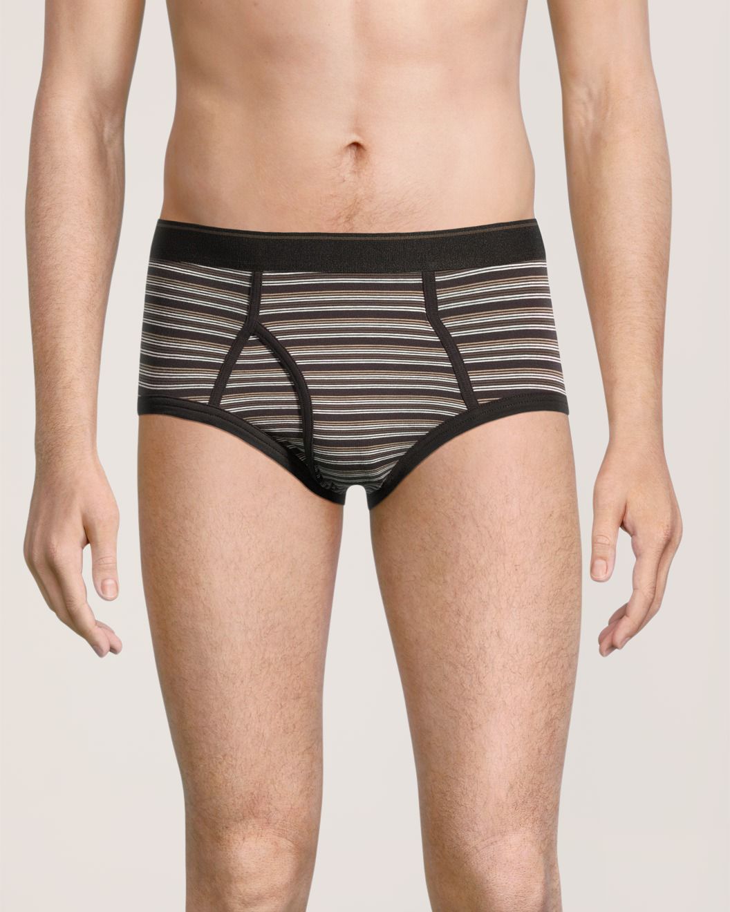 Denver Hayes Men's 3 pk Status Yarn Dye Basic Briefs