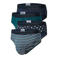 Caleçon sport teint en fil pour hommes, Denver Hayes, paquet de 4 Front_Angled_Left