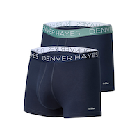 Denver Hayes Men's 2 pk Fashion driWear Trunk Briefs Front_Angled_Left