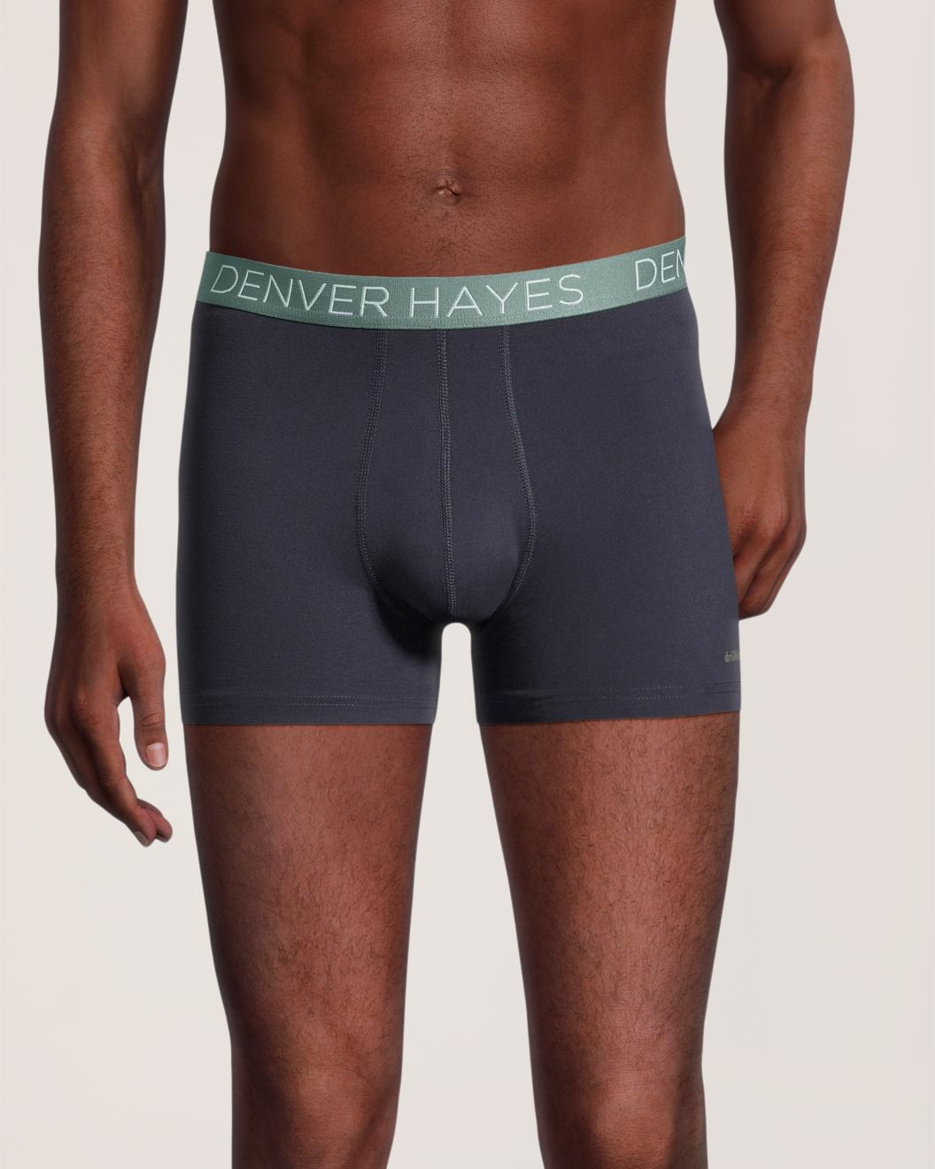 Denver Hayes Men's 2 pk Fashion driWear Trunk Briefs