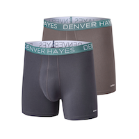 Denver Hayes Men's 2 pk Fashion driWear Boxer Briefs Front_Angled_Left
