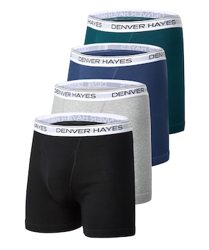 Denver Hayes Men's 4 pk Classic Boxers Briefs