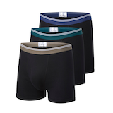 Denver Hayes Men's 3 pk Elastic Boxers Briefs Front_Angled_Left