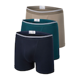 Denver Hayes Men's 3 pk Solid Boxers Briefs Front_Angled_Left