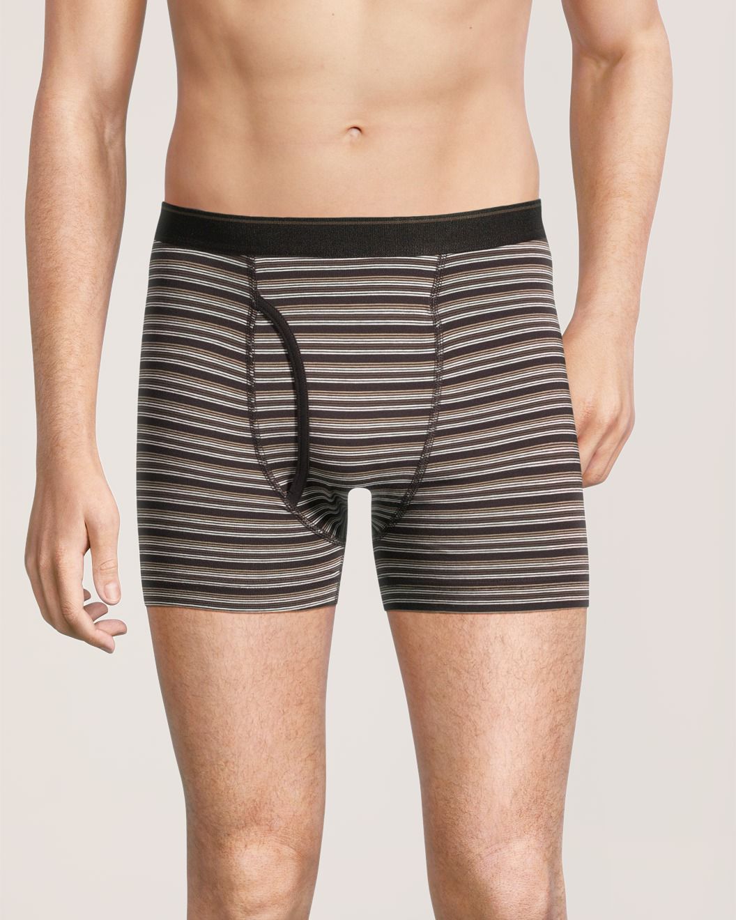 Denver Hayes Men's 3 pk Status Yarn Dye Boxers Briefs