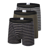 Denver Hayes Men's 3 pk Status Yarn Dye Boxers Briefs Front_Angled_Left