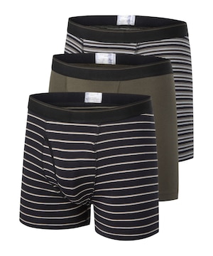Denver Hayes Men's 3 pk Status Yarn Dye Boxers Briefs