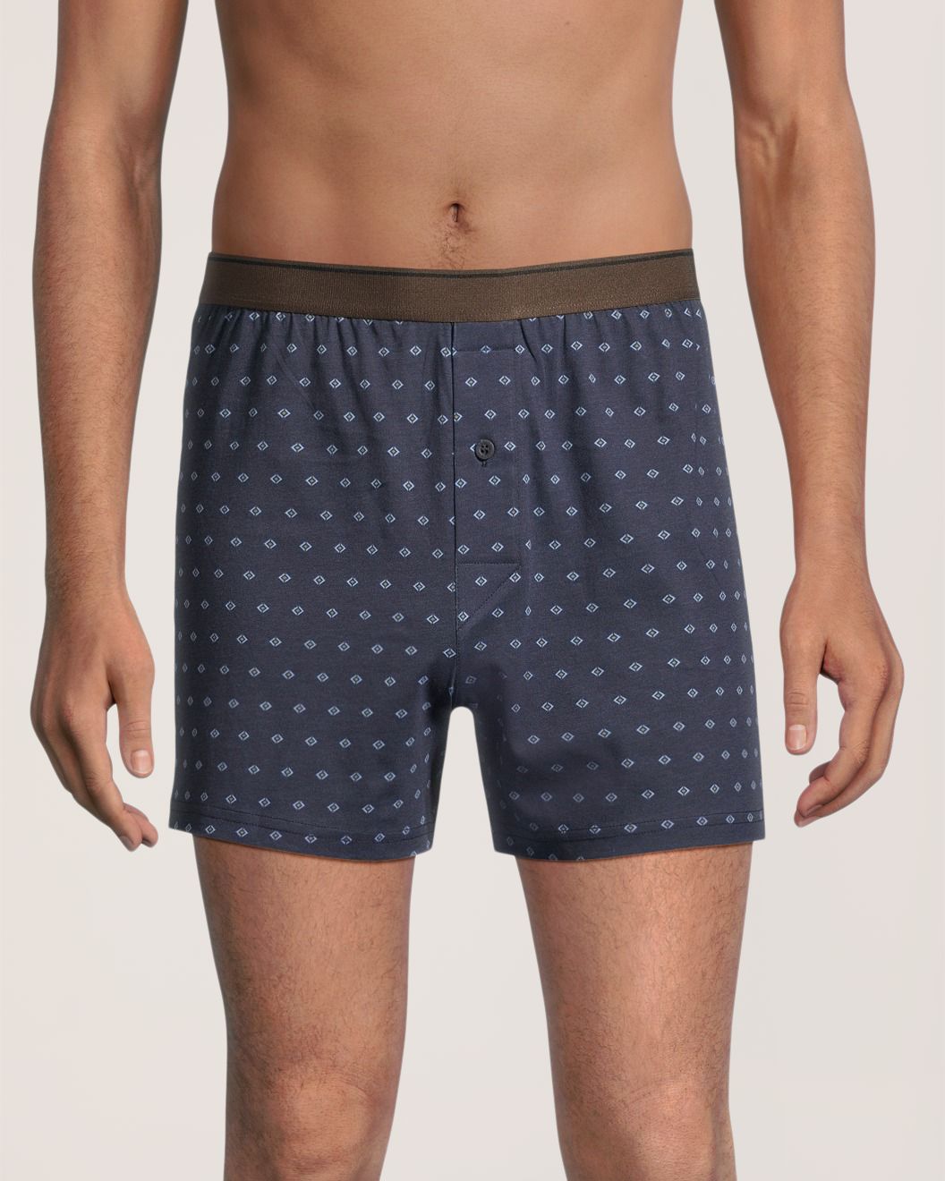 Denver Hayes Men's 3 pk Yarn Dye Loose Fit Boxers