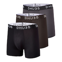 Denver Hayes Men's 3 pk Microfibre Heat Press Boxer Briefs Front_Angled_Left