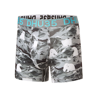 Denver Hayes Men's Fashion Microfibre Print Boxers Briefs Front_Flat