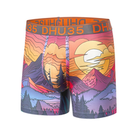 Denver Hayes Men's Fashion Microfibre Print Boxers Briefs