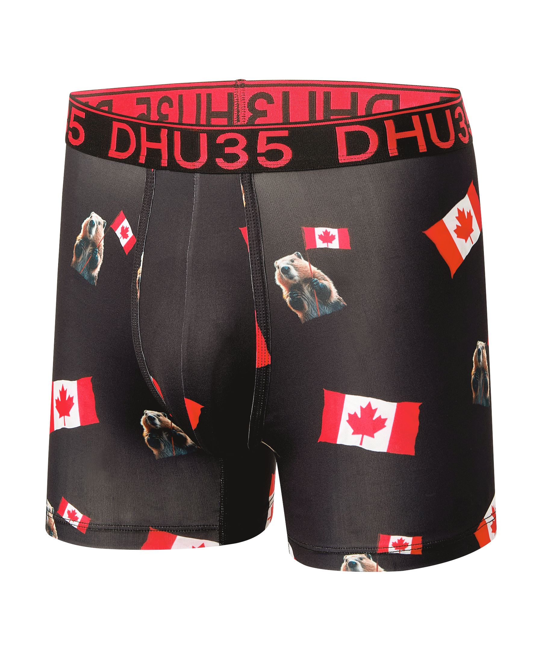 Caleçon boxeur à la mode en microfibre à imprimé pour hommes, Denver Hayes